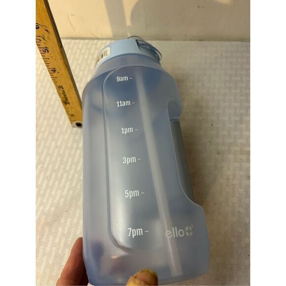 Ellos ultra clear 64 oz Jug Flip Tops bottle Finger Loop - Picture 5 of 6